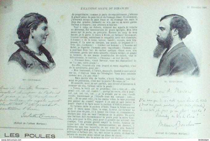 Soleil du Dimanche 1897 n°52 Panama les accusés Tiepolo Général Jacquemin