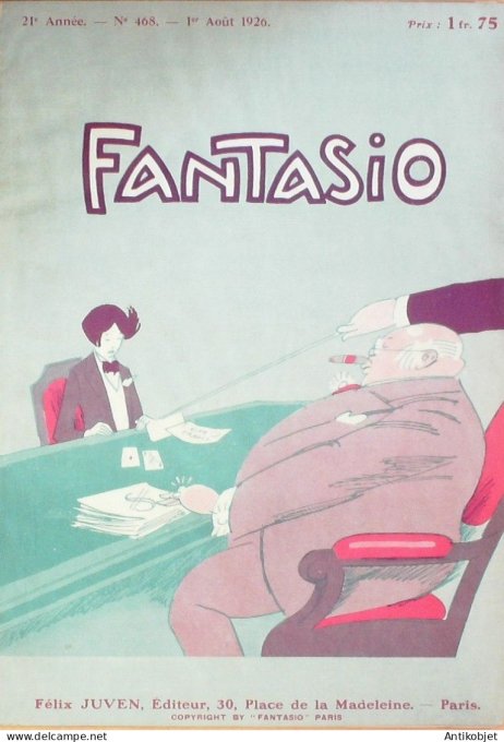 Fantasio 468 1926 Auscher Vila Giffey Florane Harry Guillaume