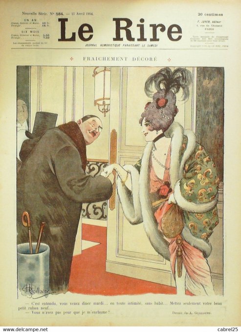 Le Rire 1914 n°584 Capy Laurens Léandre Genty Barcet Métivet