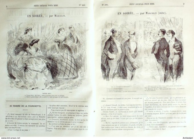 Petit journal pour Rire 1864 # 480 Les Musiciens ambulants Stop