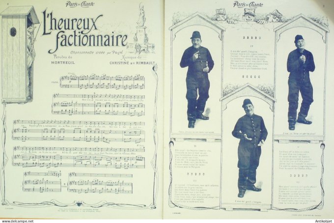 Paris qui chante 1903 #35 Polin Rictus Charton Honoré Falton Bordes