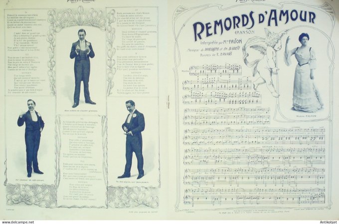 Paris qui chante 1903 #35 Polin Rictus Charton Honoré Falton Bordes