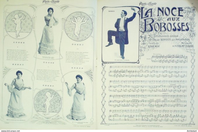 Paris qui chante 1903 #35 Polin Rictus Charton Honoré Falton Bordes