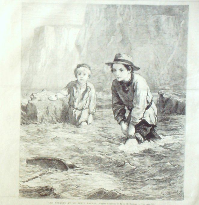 L'Univers illustré 1867 # 642 Italie Rome Monte-MarioLa Bourse   