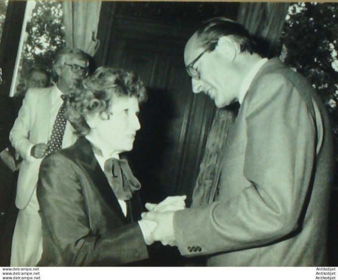 Mireille & Chirac Jacques (photo de presse Agip) 1980