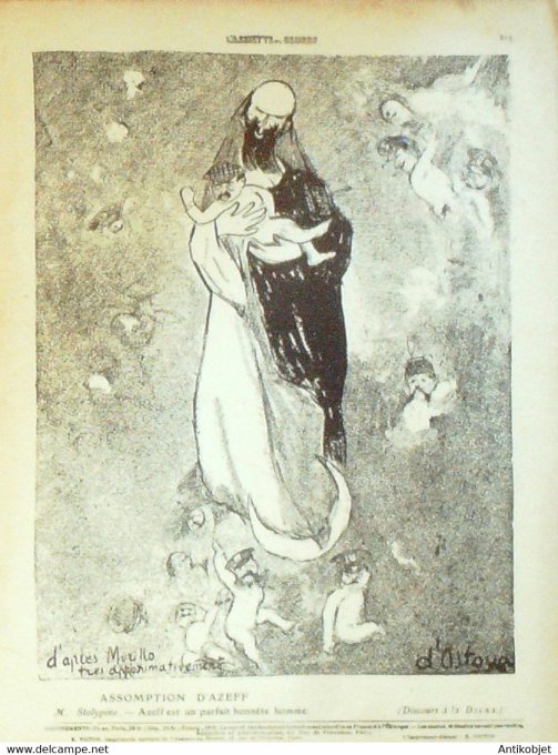 L'Assiette au beurre 1908 # 415 Les dessous de la Police Russe Bakai Ostoya