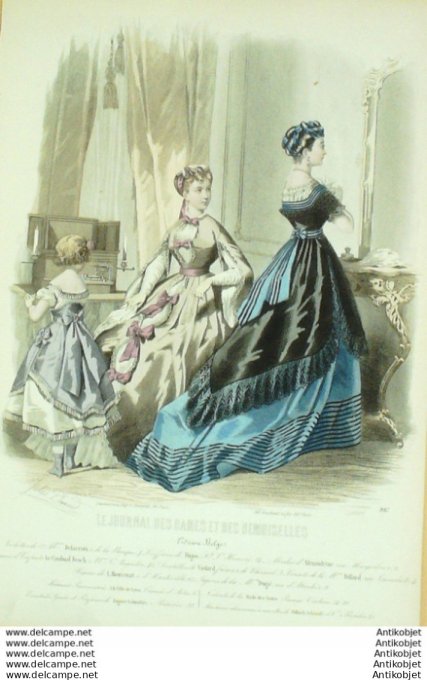 Journal des Dames Demoiselles 1868 # 881 (Maison Delacroix)