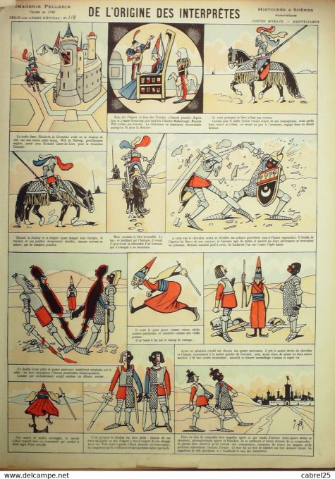 De L'origine Des Interpretes  (Pellerin d'epinal)