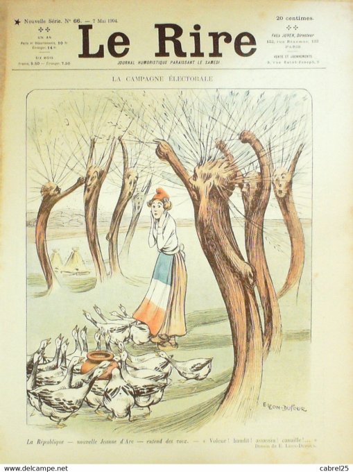Le Rire 1904 n° 66 Dufour Delaw Burret Préjelan Mirande Huard