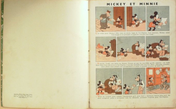 Bd MICKEY et MINNIE (Hachette Walt Disney)-1950