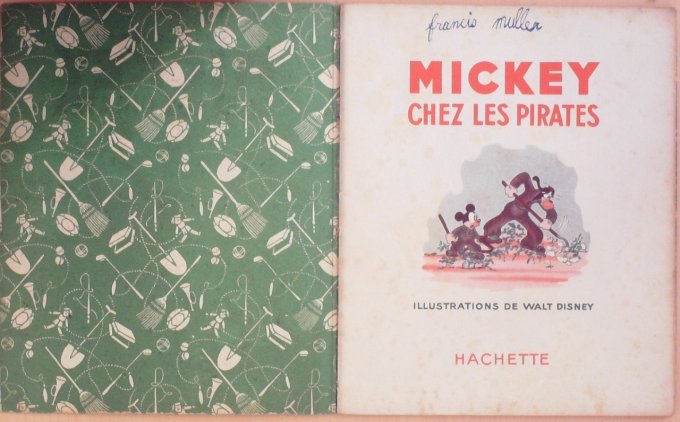 Bd MICKEY chez les PIRATES (Hachette Walt Disney)-1948-Eo