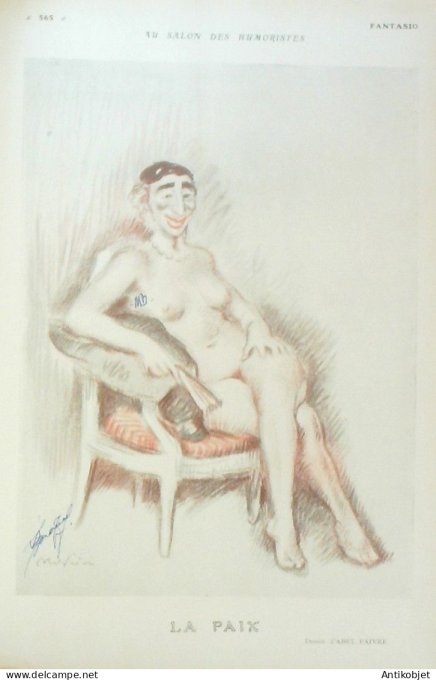 Fantasio 298 1919 Brunelleschi Hemard Faivre Gernault Prejalan Wegener Fabris