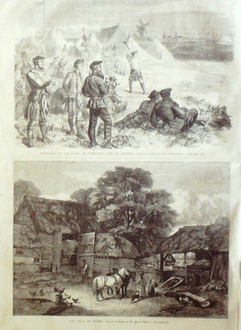 L'Univers illustré 1867 # 645 St-Germain (78) Italie Gênes Autriche Vienne 