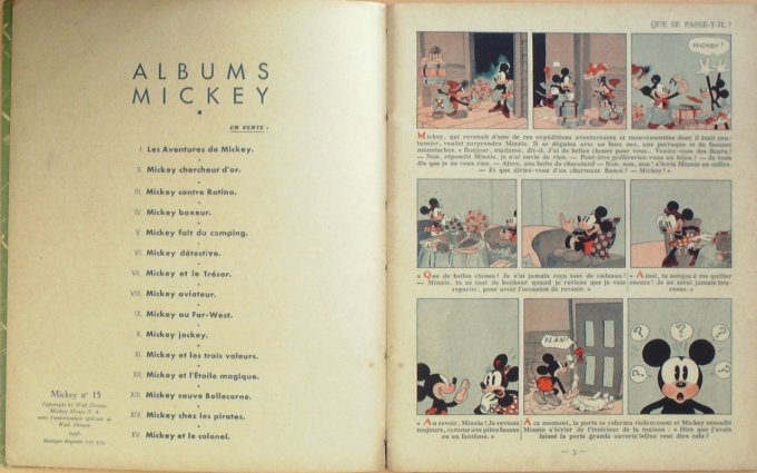 Bd MICKEY et le COLONEL (Hachette Walt Disney)-1938-Eo