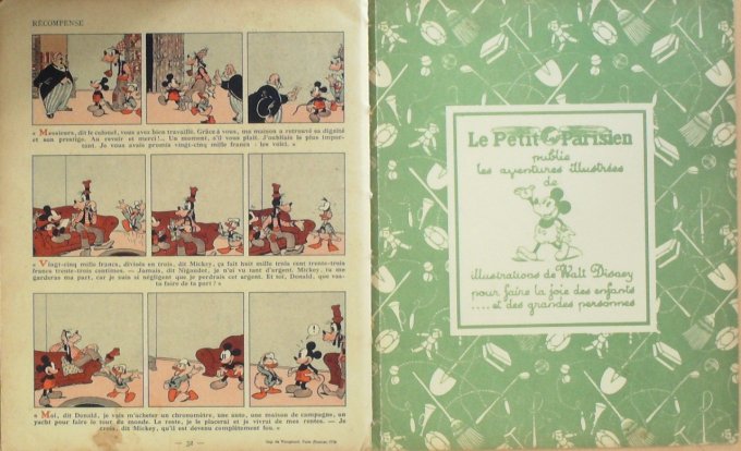 Bd MICKEY et le COLONEL (Hachette Walt Disney)-1938-Eo