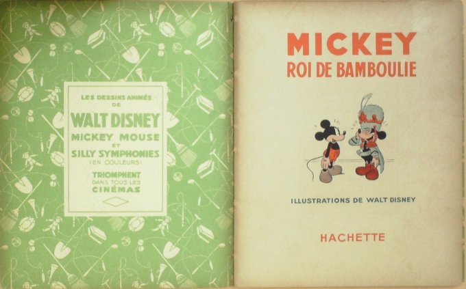 Bd MICKEY ROI de BAMBOULIE (Hachette Walt Disney)-1938-Eo