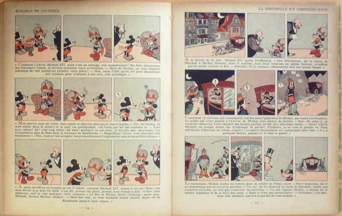 Bd MICKEY SAUVE BELLECORNE (Hachette Walt Disney)-1937-Eo