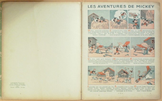 Bd MICKEY les AVENTURES (Hachette Walt Disney)-1931-Eo