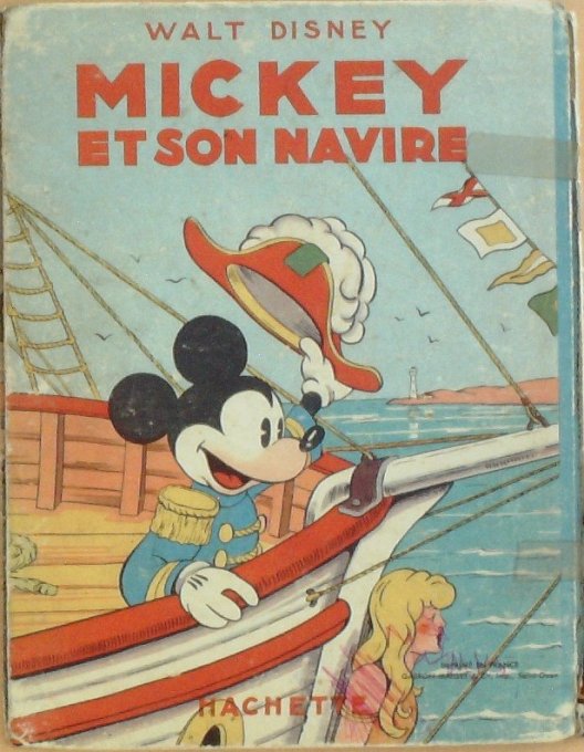 Bd MICKEY et son NAVIRE (Hachette Walt Disney)-1948