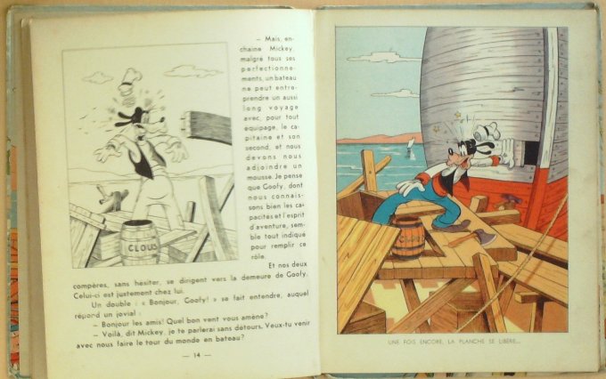 Bd MICKEY et son NAVIRE (Hachette Walt Disney)-1948