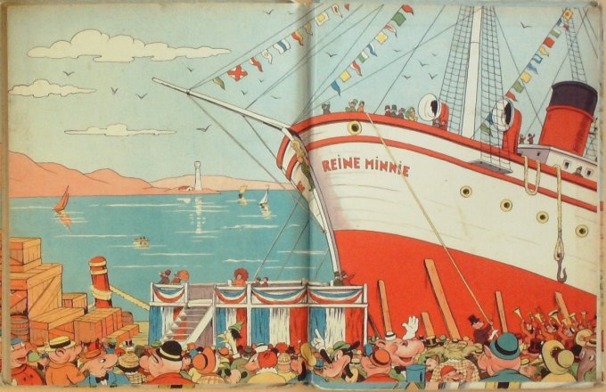 Bd MICKEY et son NAVIRE (Hachette Walt Disney)-1948