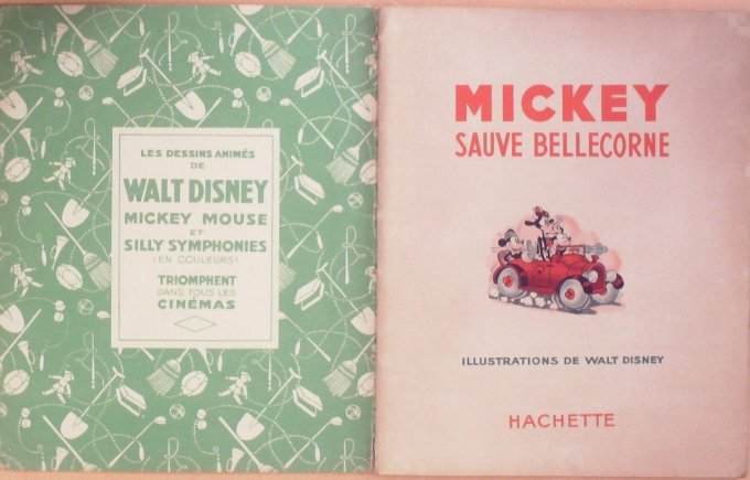 Bd MICKEY SAUVE BELLECORNE (Hachette Walt Disney)-1937-Eo