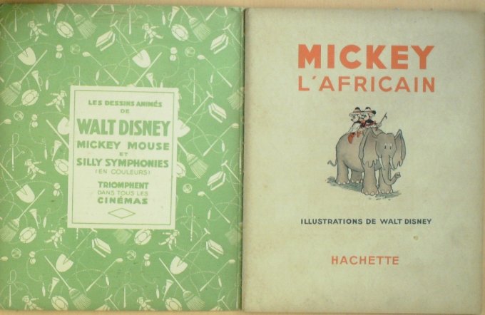 Bd MICKEY L'AFRICAIN (Hachette Walt Disney)-1939-Eo