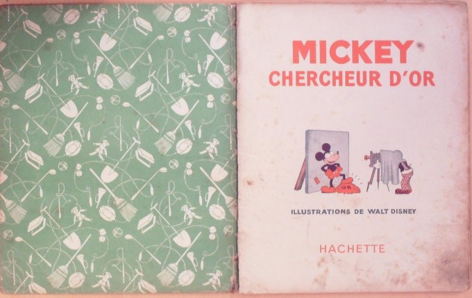 Bd MICKEY CHERCHEUR D'OR (Hachette Walt Disney)-1931-Eo