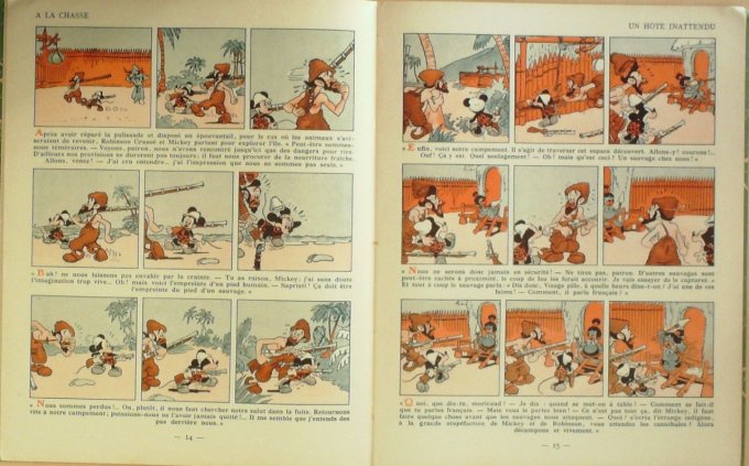 Bd MICKEY FAIT du CINEMA (Hachette Walt Disney)-1947-Eo