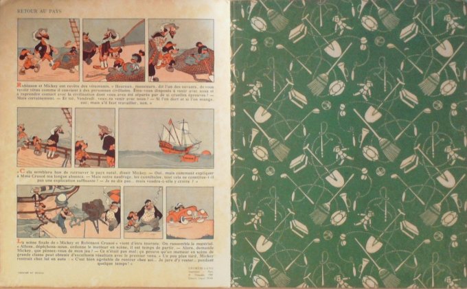 Bd MICKEY FAIT du CINEMA (Hachette Walt Disney)-1947-Eo