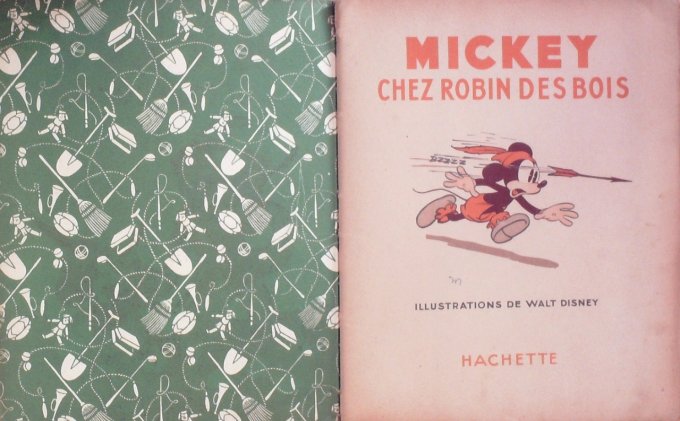 Bd MICKEY chez ROBIN des BOIS  (Hachette Walt Disney)-1950