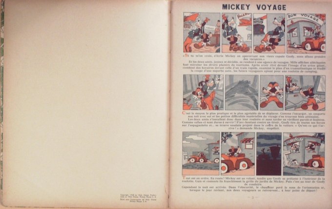 Bd MICKEY VOYAGE (Hachette Walt Disney)-1950