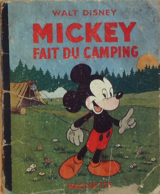 Bd MICKEY FAIT du CAMPING (Hachette Walt Disney)-1951