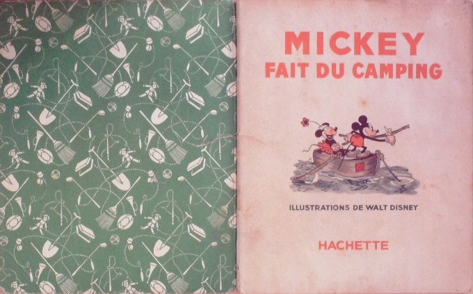 Bd MICKEY FAIT du CAMPING (Hachette Walt Disney)-1951