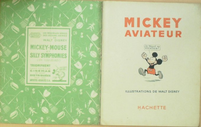 Bd MICKEY AVIATEUR (Hachette Walt Disney)-1934-Eo