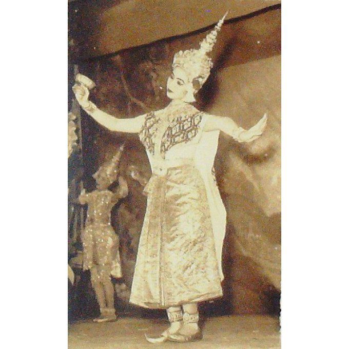 Cpa Cambodge Danseuse 1920