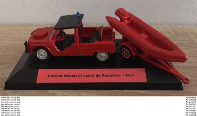Citroen Mehari canot de Pompiers 1:43