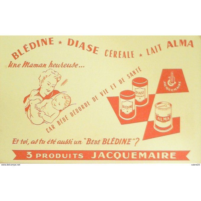 Buvard BLEDINE ALMA Lait