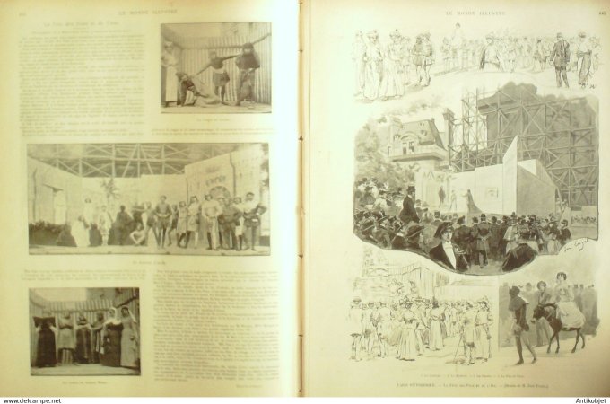 Le Monde illustré 1898 n°2149 St-Etenne (42) Cuba Cienfuegos fort Jagua Santiago Cavite