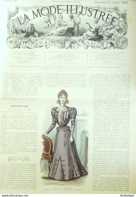 Mode illustree 1897 Lot de 10 journaux