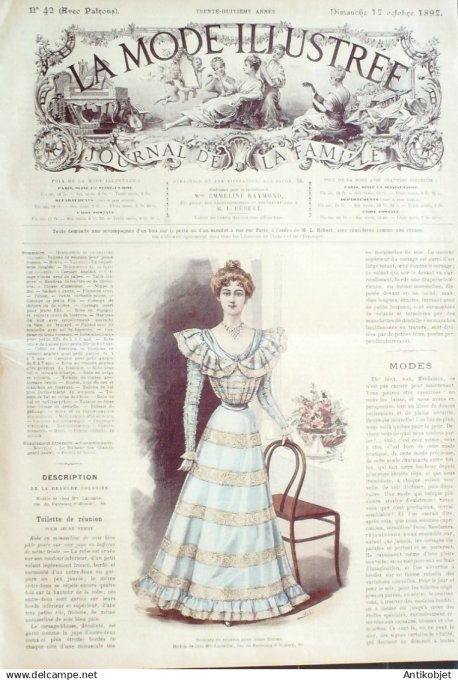 Mode illustree 1897 Lot de 10 journaux