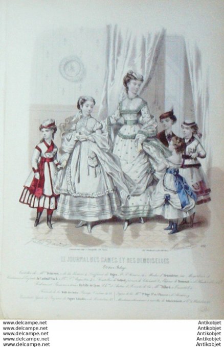 Journal des Dames Demoiselles 1868 # 886 (Maison Delacroix)