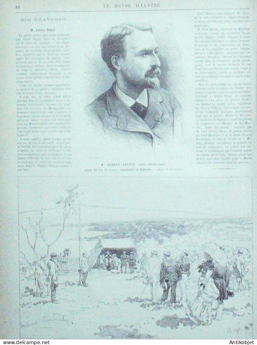 Le Monde illustré 1880 n°1193 Australie Botany-Bay Suède Stockholm Villebernier, Saumur (49)