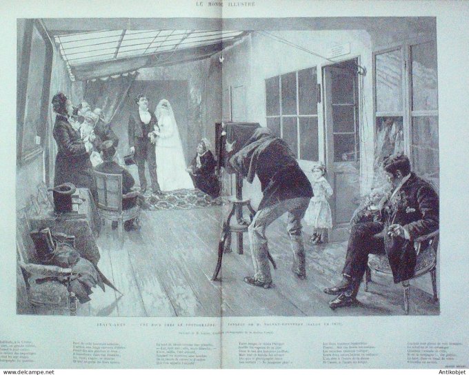 Le Monde illustré 1880 n°1193 Australie Botany-Bay Suède Stockholm Villebernier, Saumur (49)