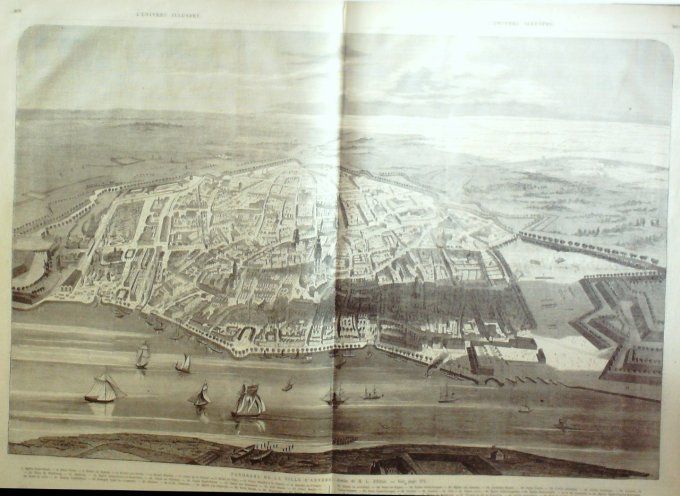 L'Univers illustré 1867 # 647 Allemagne Munster Ulm Anvers Boulogne Pré-Catalan (92) 