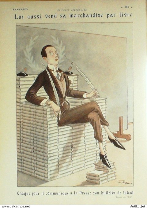 Fantasio 410 1924 Senabre Vallee Pem Ronsard Raquel Meller Mendousse