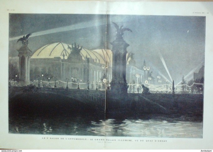 L'illustration 1905 n°3277 Groenland Ours Grèce Mitylêne Omnibis parisiens Londres Charing-Cross gar