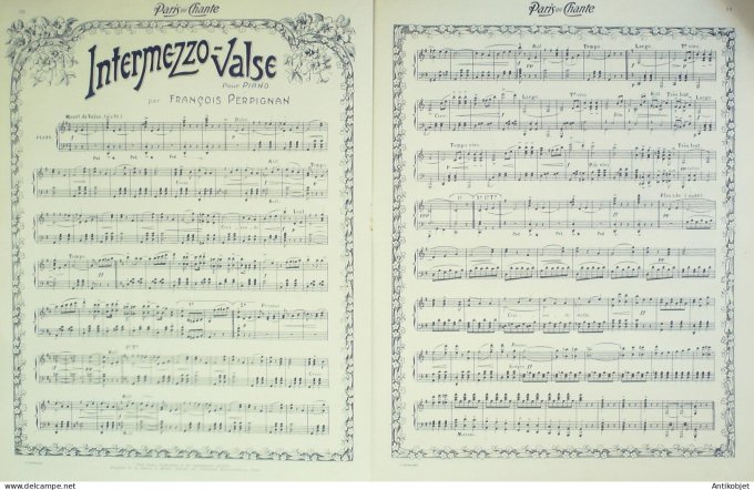 Paris qui chante 1903 n° 36 Brébion Victor Lejal Bonnaire Sinoël Gerville