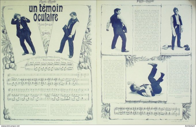 Paris qui chante 1903 #36 Brébion Victor Lejal Bonnaire Sinoël Gerville