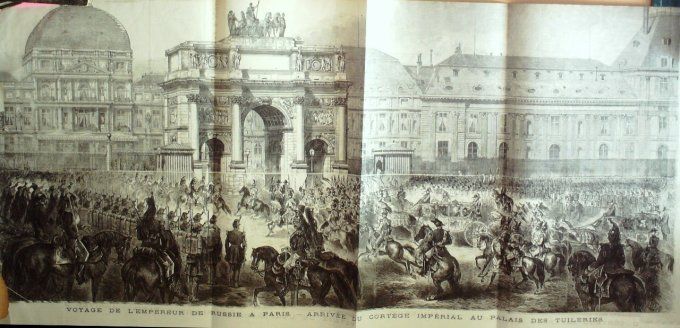 L'Univers illustré 1867 # 648 Empereur de Russie  